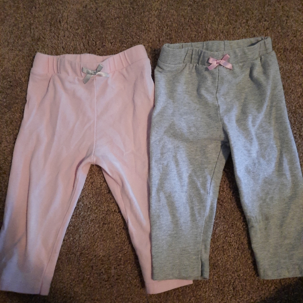Pair of infant girls pants 6-9 months